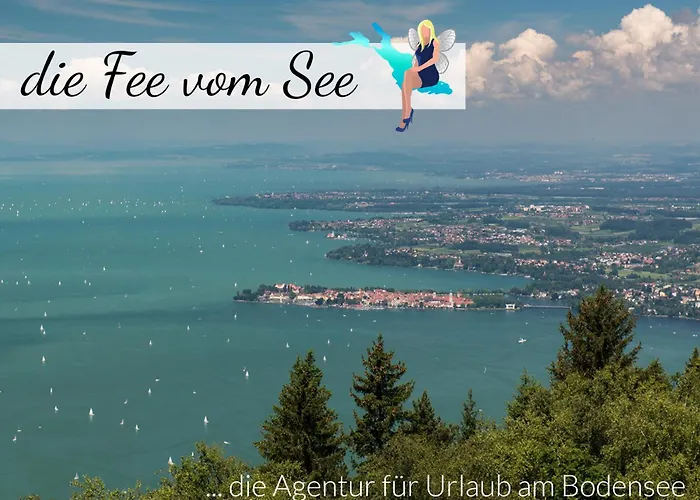 Weinberg-idyll - Traumhafter Blick Ueber Weinberge Auf Den Bodensee * Lindau